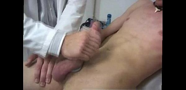  Teen gets boner at doctors video gay I sat on the table waiting for